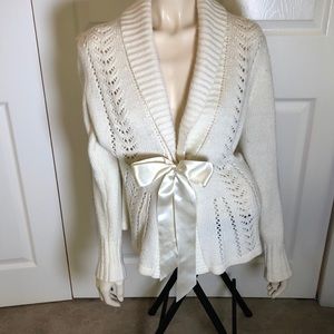 A. Giannetti cream cardigan